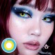 Magmoos Block Blue & Yellow Coloured Contact Lenses Air Optix