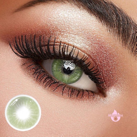 Magmoos Ad.arena Green Coloured Contact Lenses 