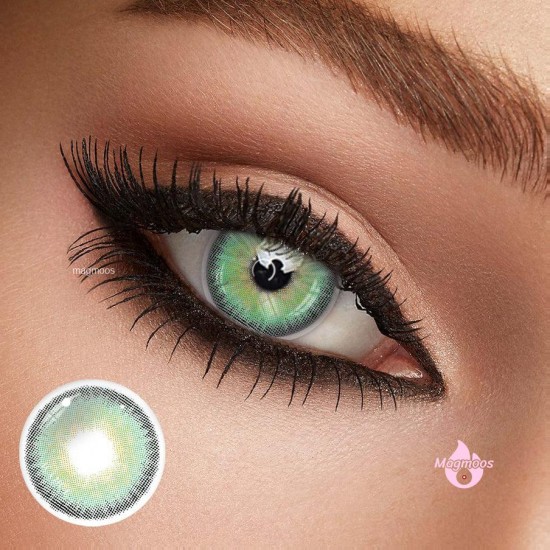 Magmoos Classical Matcha Green Coloured Contact Lenses