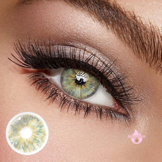 Magmoos Cloud Monet Green Coloured Contact Lenses