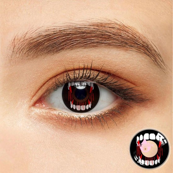  Magmoos Devils Teeth Halloween Cosplay Contacts 