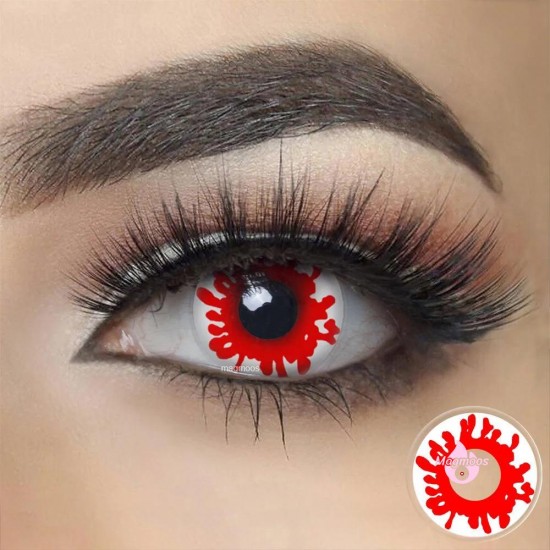 Magmoos Blood Splat Halloween Contacts 